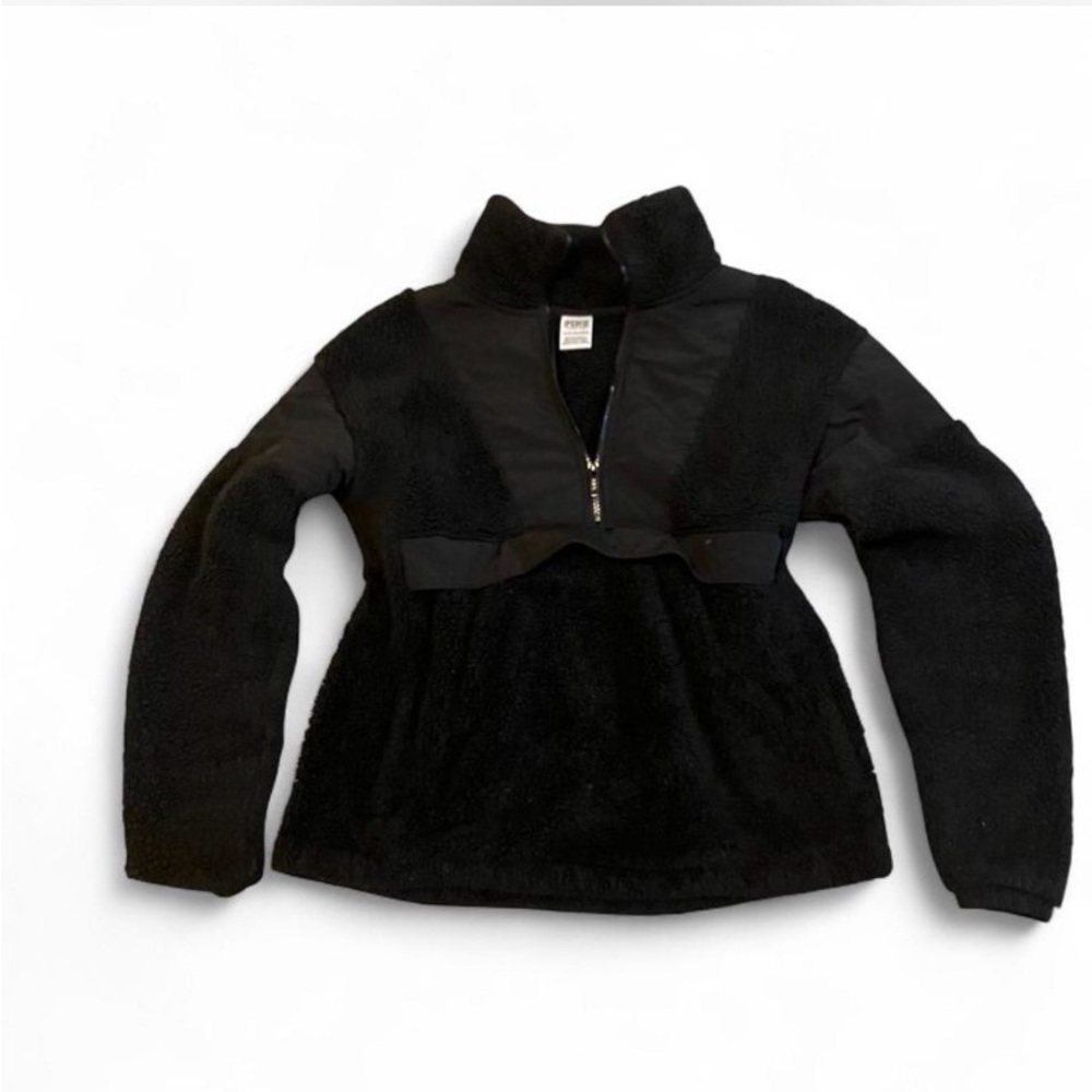 Victoria's Secret PINK Black Fleece Jacket